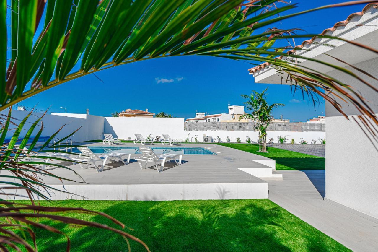303 Villa Casa Jardin Con Piscina Y Gran Jardin Costa Adeje  Bagian luar foto